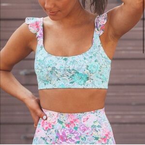 Beach Riot Floral Crop Top